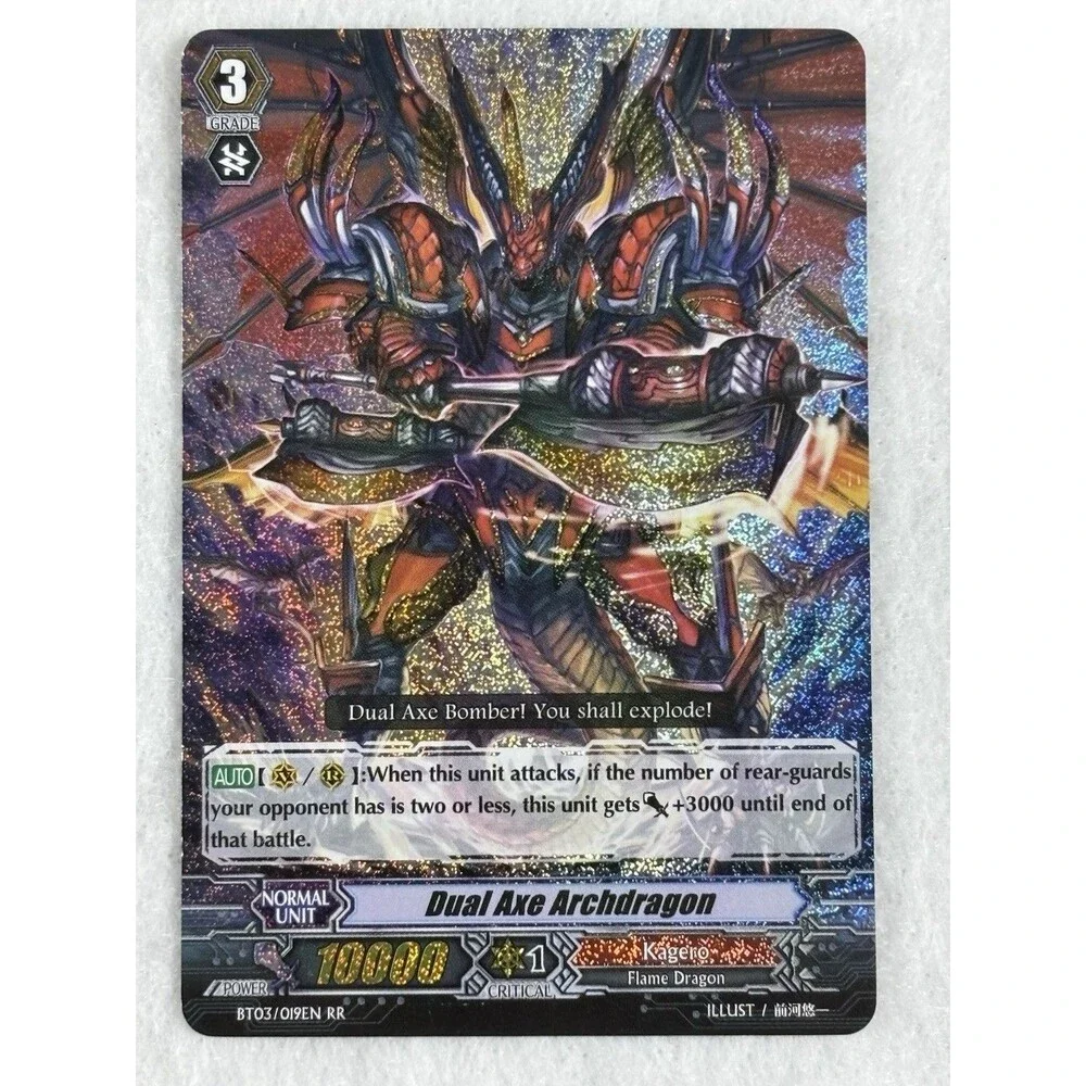 Cardfight Vanguard Kagero Foil Lot of 6 RRR RR Cards Seal Dragon Blockade BT02